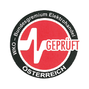WKO Bundesgremium Elektrohandel Österreich – Geprüft-Gütesiegel für ETECH Schmid u. Pachler Elektrotechnik